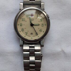 Vintage (1970's) Swiss Army Delta Watch Women's 37mm Date New Battery